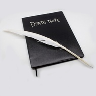 Anime Death Note Notebook Set Leather Journal And Feather Pen Animation Art Writing Journal Death No