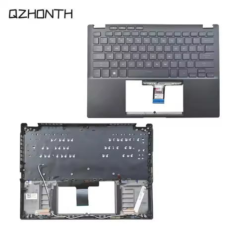 Used For ASUS ROG Flow X13 GV302 GV302X Palmrest with Backlit Keyboard (2023 Version) Black