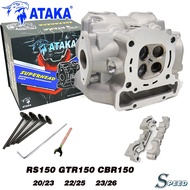 ATAKA Cylinder Head Big 4Valve Super Head Assy 20/23 22/25 23/26 For HONDA GTR150 RS150 CBR150