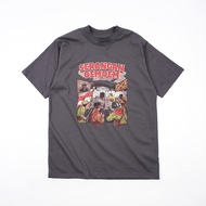 Dagadu Official Merch Museum Benteng Vredeburg Kaos Seragan Oemoem - Charcoal