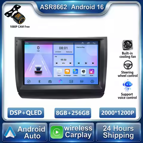 Android 16 Car Radio For Toyota Prius 20 2003 - 2009 Car Radio Multimedia Video Player Wireless Andr