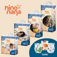 Nino Nana Tape Diapers NB (up to 4 kg) | S (4-6 kg) | M (6-10 kg) | L (9-13 kg)