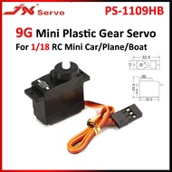 JX PS-1109HB 9G Mini Servo 1.89kg Torque Plastic Gear Micro Digital Servo 4.8V-6V For 1/18 RC Car Ai