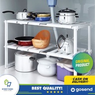 Adjustable Under Sink Caddy Rack EHS Stainless Steel Under Sink Kitchen Rack/