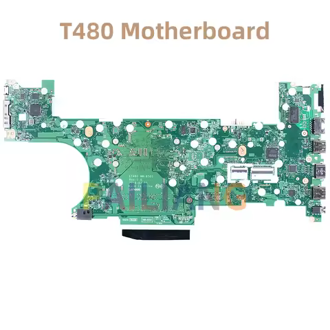 For Lenovo Thinkpad T480 Notebook Mainboard NM-B501 i3 i5 i7 7/8th Gen MX150 2G 01YR342 01YR324 Lapt