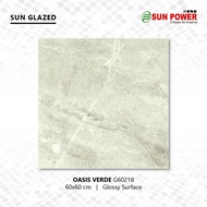 Keramik Lantai Body Putih Glossy - Oasis Series 60x60 | Sun Power