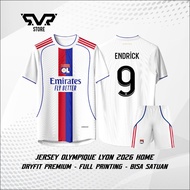 Olympique Lyon Home 2026 Football Jersey Latest Free Custom Name and Back Number