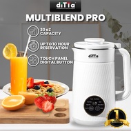 DITTA 1000ML MultiBlend Pro - Soy Blender Soy Milk Maker Machine with Heating Function Almond Milk J