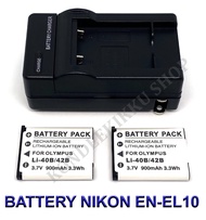 EN-EL10 \ ENEL10 แบตเตอรี่ \ แท่นชาร์จ \ แบตเตอรี่พร้อมแท่นชาร์จสำหรับกล้องนิคอน Battery \ Charger \