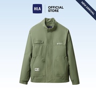 HLA Oriental Space Stand Up Collar Jacket - RWJAD3Y161AG1