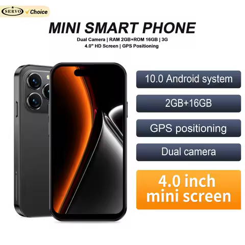 SERVO 3G WCDMA Mini Smartphone Android10.0 System 2GB+16GB Play Store WhatsAPP WiFi Hotspot Face Unl