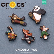 Jibbitz cross Shoe Buckle Hole Shoe Accessories Cartoon Panda Tiger Fashion Shoes Accessories