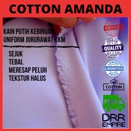 [MURAH] COTTON AMANDA BARU, Kain Uniform Nurse @ Jururawat Malaysia (1M - 7M) Susah Kedut, Kualiti T