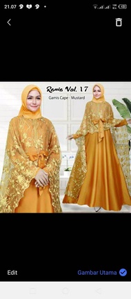 RANIA SET GAMIS + LONG TILLE + PITA + JILBAB