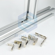 European Standard 2020 3030 4040 Built-in Angle Slot Right Angle Connector 4545 Aluminum Alloy Hidde