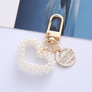 Girls Heart Pendant Keychain Jewelry Gift Handbag Hanging Pendant Heart Keychain Car Keychain