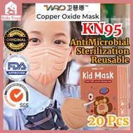 Olympics Face Mask KN95 KIds Mask 3D 5 Layers KN 95 Mask Reusable [ Anti-Microbial ] WPD COPPER OXID