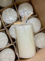 五寸米色蠟燭 🕯️ candles light 5 inches 大量 large amount available👰🏻🤵🏻‍♂️wedding decoration 💘Valentine roman