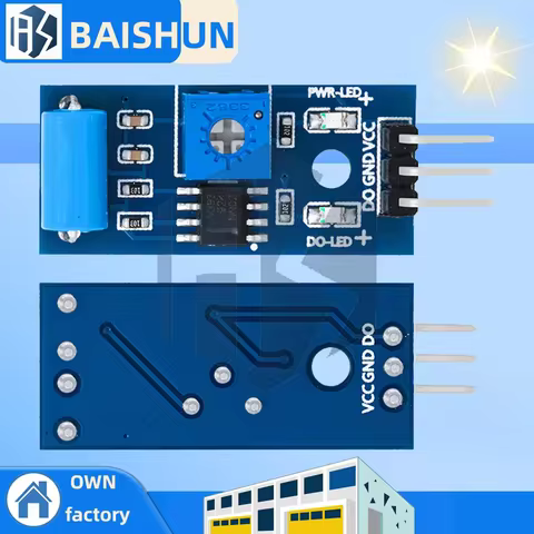 normally closed type vibration sensor module Alarm sensor module Vibration switch SW-420 for arduino