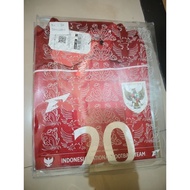 Original Indonesian national team Jersey original erspo 2025 home player issue size L nameset origin