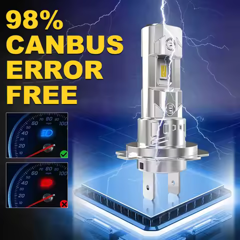 2x H7 LED Fog Lights 12000Lm 55w 6000K Low Beam Car Headlight Bulbs Wireless Fanless For BMW E46 Ope