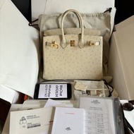 Hermes Birkin  原廠KK 鴕鳥皮