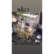 (Ready) Gold Border Cosmetic Shelf