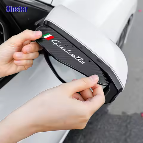 2X Car Rearview Mirror Eyebrower Sticker For Alfa Romeo Giulietta Auto Accessories