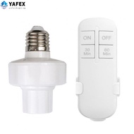  Wireless Remote Control Light Lamp E27 Screw Bulb Base Holder Cap Socket Switch
