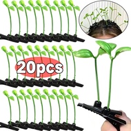 Funny Bean Sprout Hair Clip Cute Grass Hairpins Novelty Headwear for Women Girls Party Daily Use