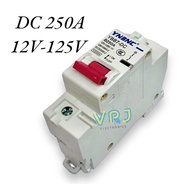 Breaker เบรกเกอร์ DC รุ่นYBB7-DC เบรกเกอร์รถไฟฟ้า Breaker DC12V-125V/ 80A 100A 150A 200A 250A