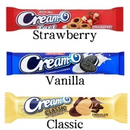 Jack 'n Jill Cream-O Classic 130g Cream-O Cream-O Tart Strawberry 120g / Vanilla Sandwich Cookies 13