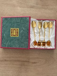 韓式 特色甜品餐具 Korean Gold Spoons