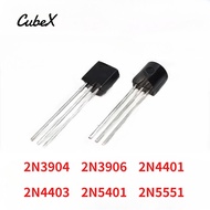 100/50Pcs 2N3904/2N3906/2N4401/2N4403/2N5401/2N5551 NPN/PNP General-Purpose Transistors TO-92