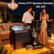 Karaoke Speaker Set KD-203 KTV Speaker Wireless Microphone Bluetooth Speaker Home Audio