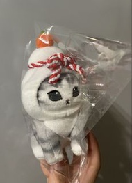 【現貨】【日本直送】mofusand 新年 灰貓 鏡餅 限定 Kagamimochi 橘子 鯊魚貓 貓福珊迪 毛絨 棉花糖 包包 掛飾 掛件 公仔 景品 全新