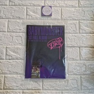 BABYMONSTER DRIP ALBUM ZIPLOCK 1ST FULL ALBUM VER PHARITA RORA CHIQUITA AHYEON ASA RUKA RAMI