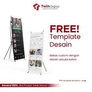 New!!! Twindigital Custom Desain X Banner Wisuda Graduation Sidang -