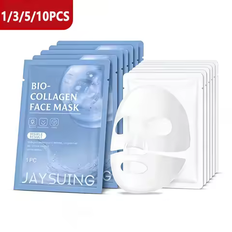 1/3/5/10Pcs Collagen Mask Korean Overnight Hydrating Face Mask Hyaluronic Acid Shrink Pores Hydratio