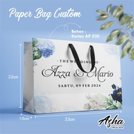 Paper BAG CUSTOM - BRIDESMAID SIMPLE PAPER BAG FULL Color