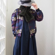 和風織紋 KABUKI 圖案飛行員夾克 外套