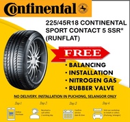 225/45R18 Continental CSC5 Run Flat tyre (Year 2021)