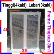 3ft x 4ft(Ready Stock) Frame Tingkap 3in1