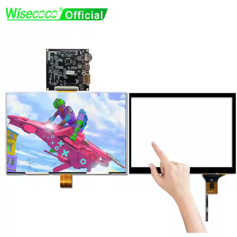 Wisecoco 9 Inch 2K IPS LCD Screen Touch Display For Raspberry Pi 500Nits Access Control Monitor MIPI