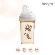 Hegen PCTO™ ขวดนม ขวดนมทรงเหลี่ยม ลายการ์ตูน ขวดนมPPSU จุกนมเบอร์ 2 Medium Flow สำหรับ 3-6 เดือน มีใ