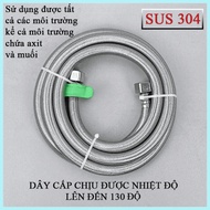 304 stainless steel water supply line with copper 20cm 30cm 40cm 50cm 60cm 80cm 1m 1m2 1m5 2m 3m