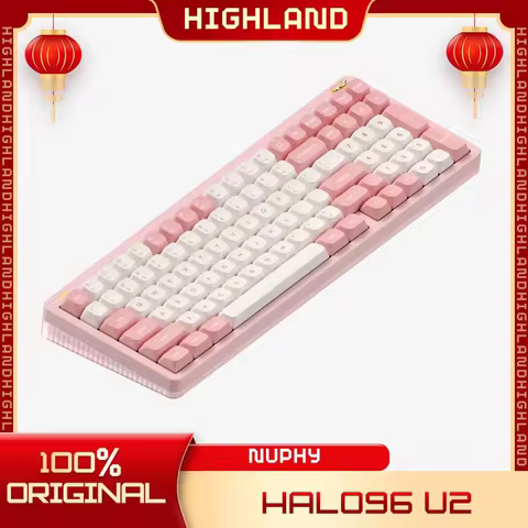 Nuphy Halo96 V2 Mechanical Keyboard Low Profile Wireless Bluetooth 3 Mode Halo 96 Type-C Hot Swap Ga