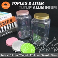 2 LITER JAR WITH ALUMINUM CAP 2 LITER JAR/ 2 LITER TUBE JAR/ 2 LITER SQUARE JAR/