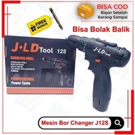 ready Bor Baterai JLD Hitam 12S Cordless Drill J12S