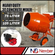 HIGH QUALITY 3T Concrete Mixer C/W 160 Engine (Heavy Duty)